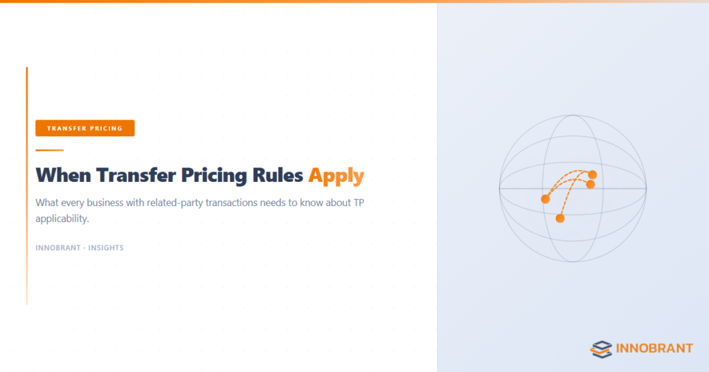 Transfer pricing applicability — what businesses with related parties need to know — Innobrant