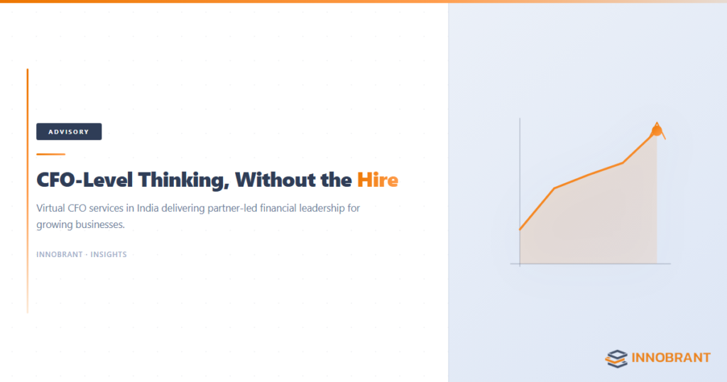 Virtual CFO services in India — partner-led financial leadership for growth businesses — Innobrant